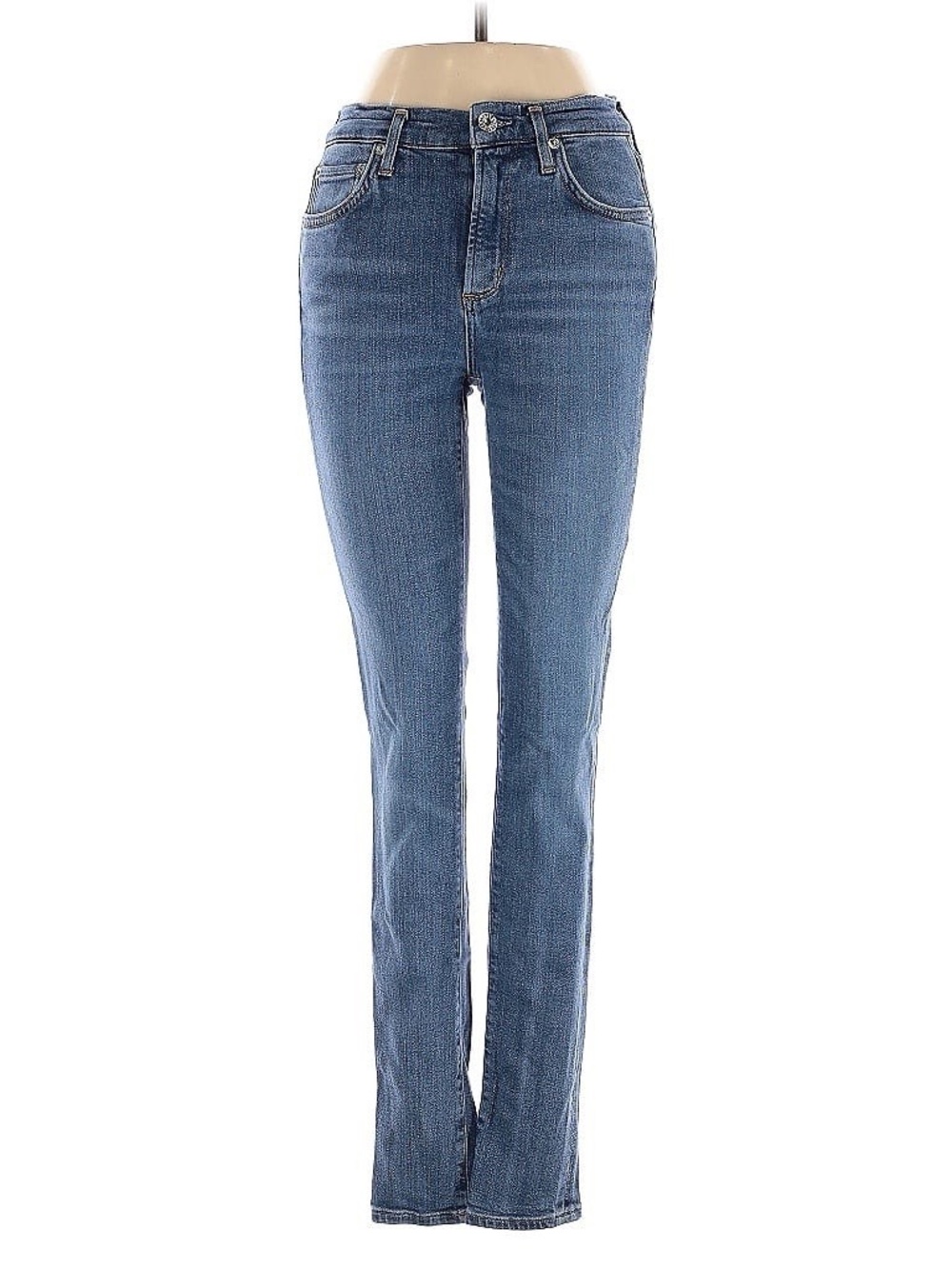 Agolde Sophie High Rise Skinny Jeans Nerve W 25X29 Blue Style A003 C-1044 GOOD!!